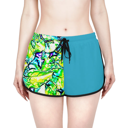 Neon Women's Relaxed Shorts (AOP)