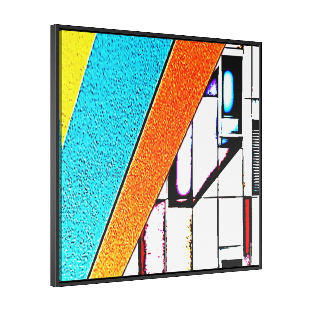 Abstract Gallery Canvas Wraps, Square Frame