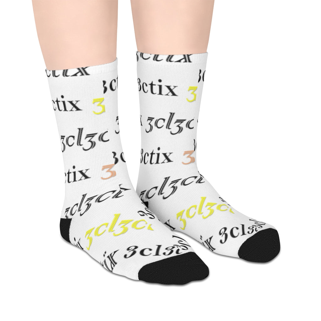 Branded Mid-length Socks