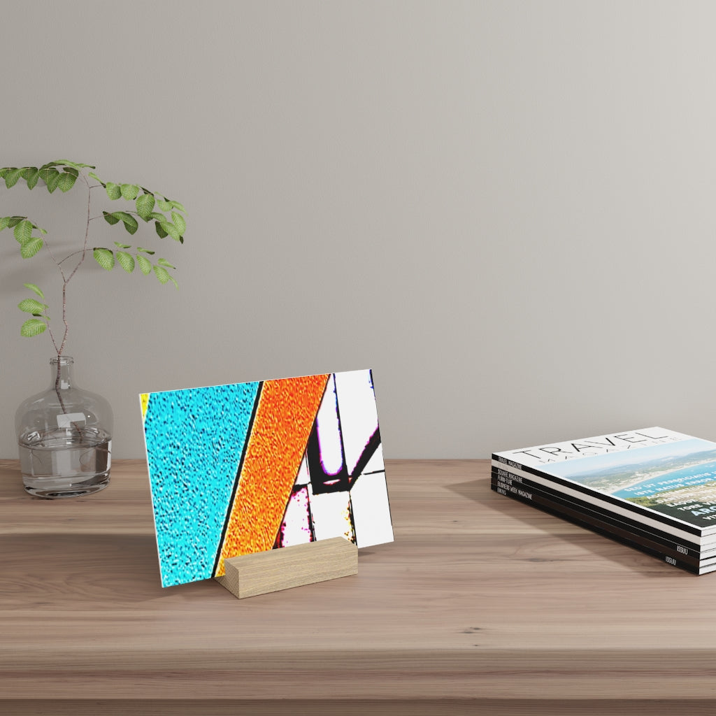 Abstract Gallery Board with Stand