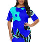 Abstract Tropical Just Threw It On Dress