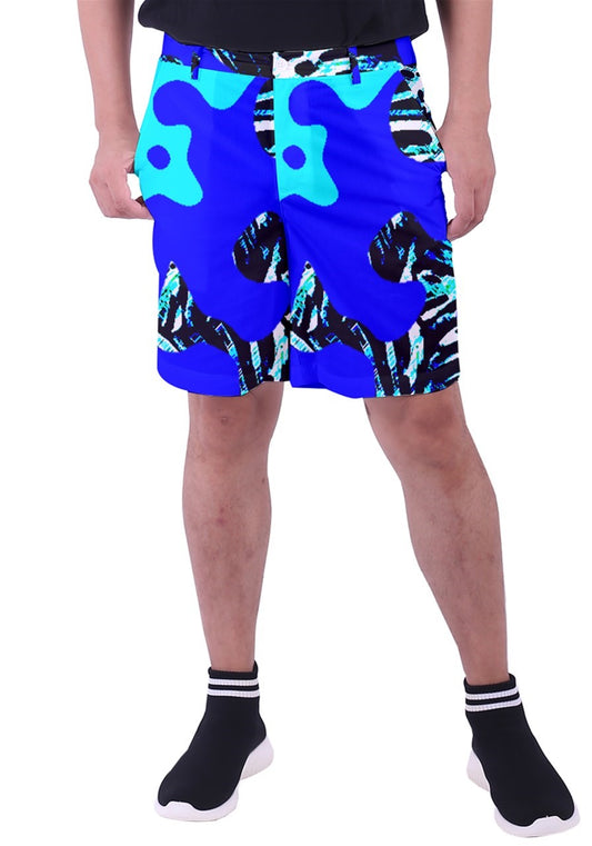 Abstract Tropical Men's Pocket Shorts