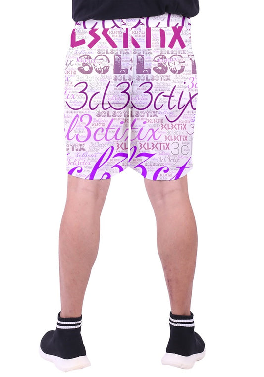 3cl3ctix WordArt Men's Pocket Shorts