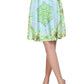 Green Marble A-Line Skirt
