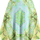 Green Marble High Waist Skirt