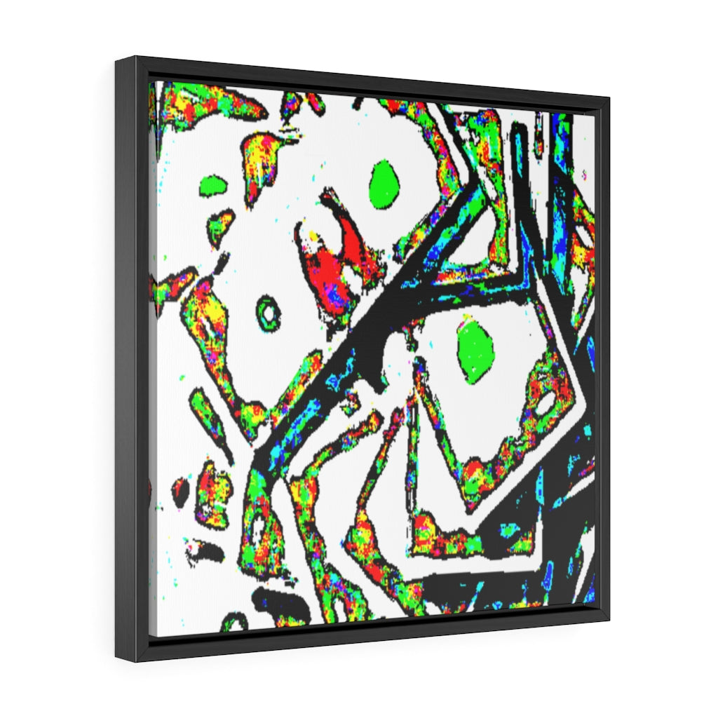 Painted Money Gallery Canvas Wraps, Square Frame