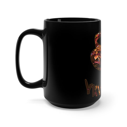 Graphic "Coffee" Black Mug 15oz
