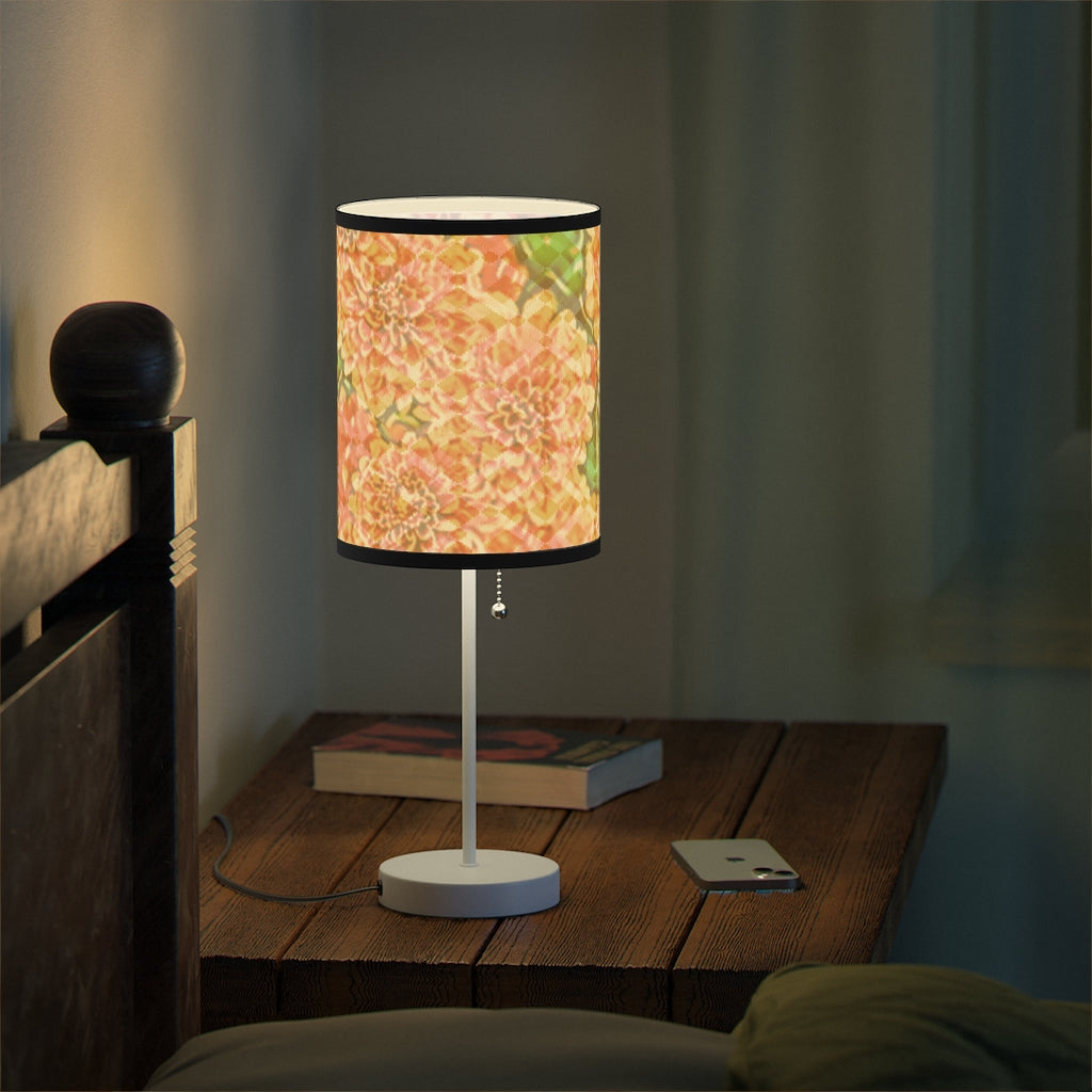 Floral Lamp on a Stand, US|CA plug