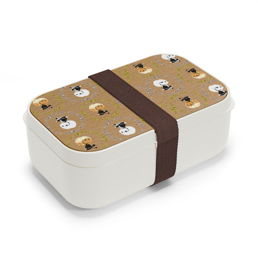 Logo Patterned Bento Lunch Box