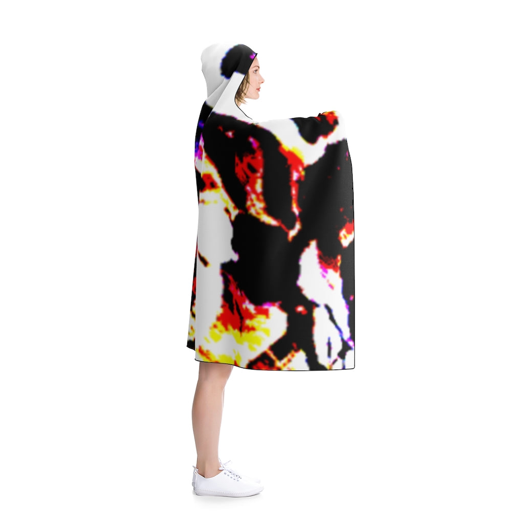 Floral Hooded Blanket