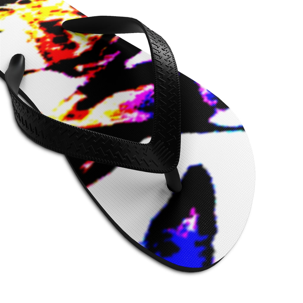 Floral Unisex Flip-Flops