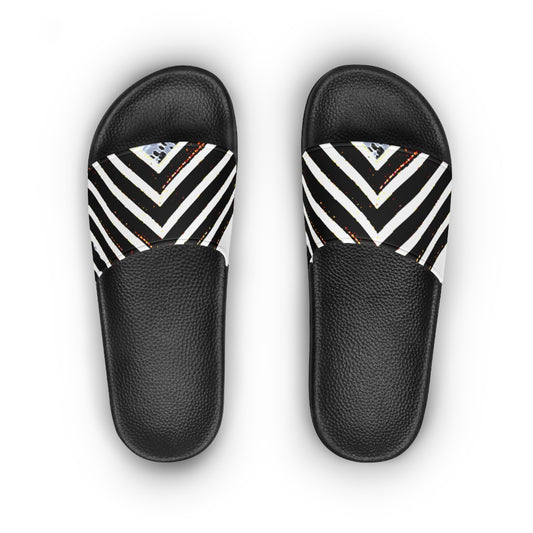 Stripped Women's Slide Sandals