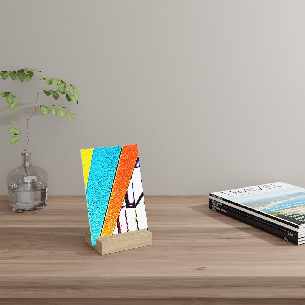 Abstract Gallery Board with Stand