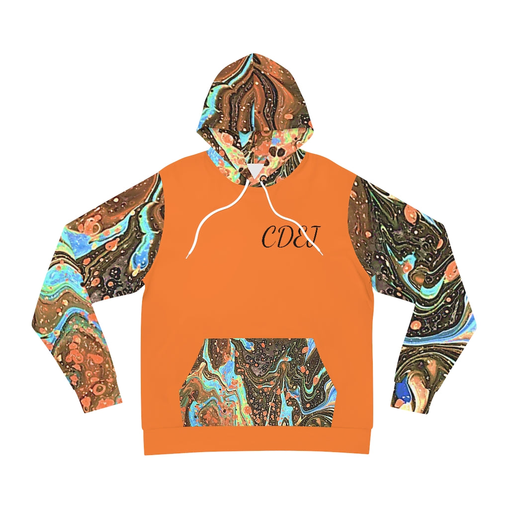 CDEJ Brown  Marble AOP Fashion Hoodie