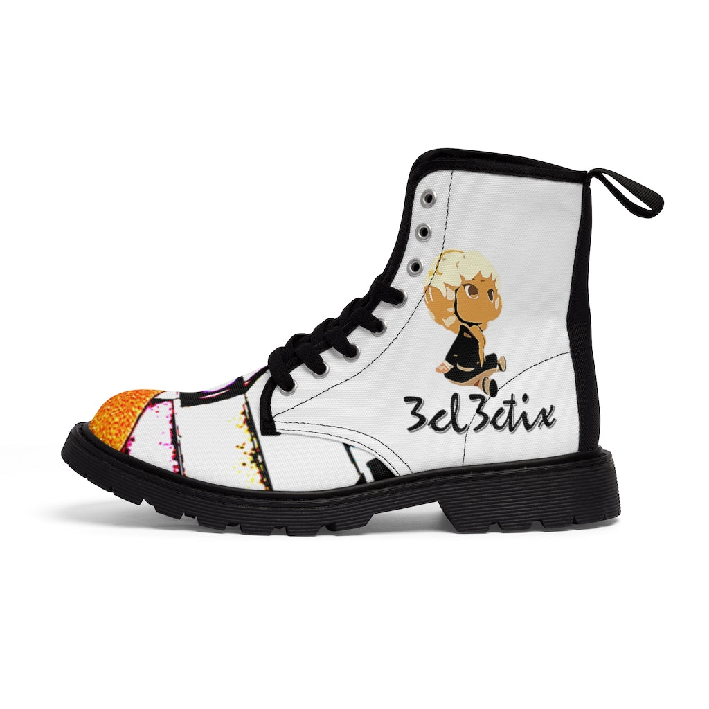 Branded Women's Canvas Boots
