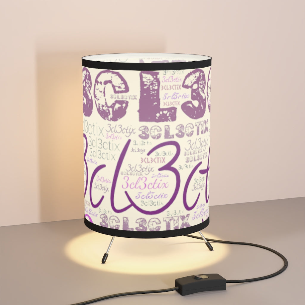 Branded Tripod Lamp with High-Res Printed Shade, US\CA plug