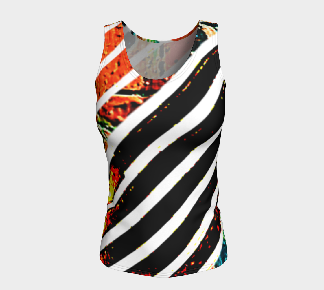 Stripped Branded tank top