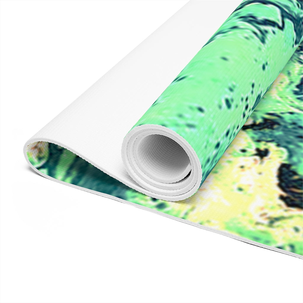 CDEJ Green Marble Foam Yoga Mat
