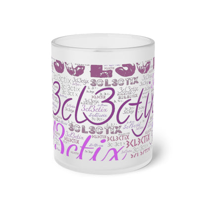 Branded Frosted Glass Mug