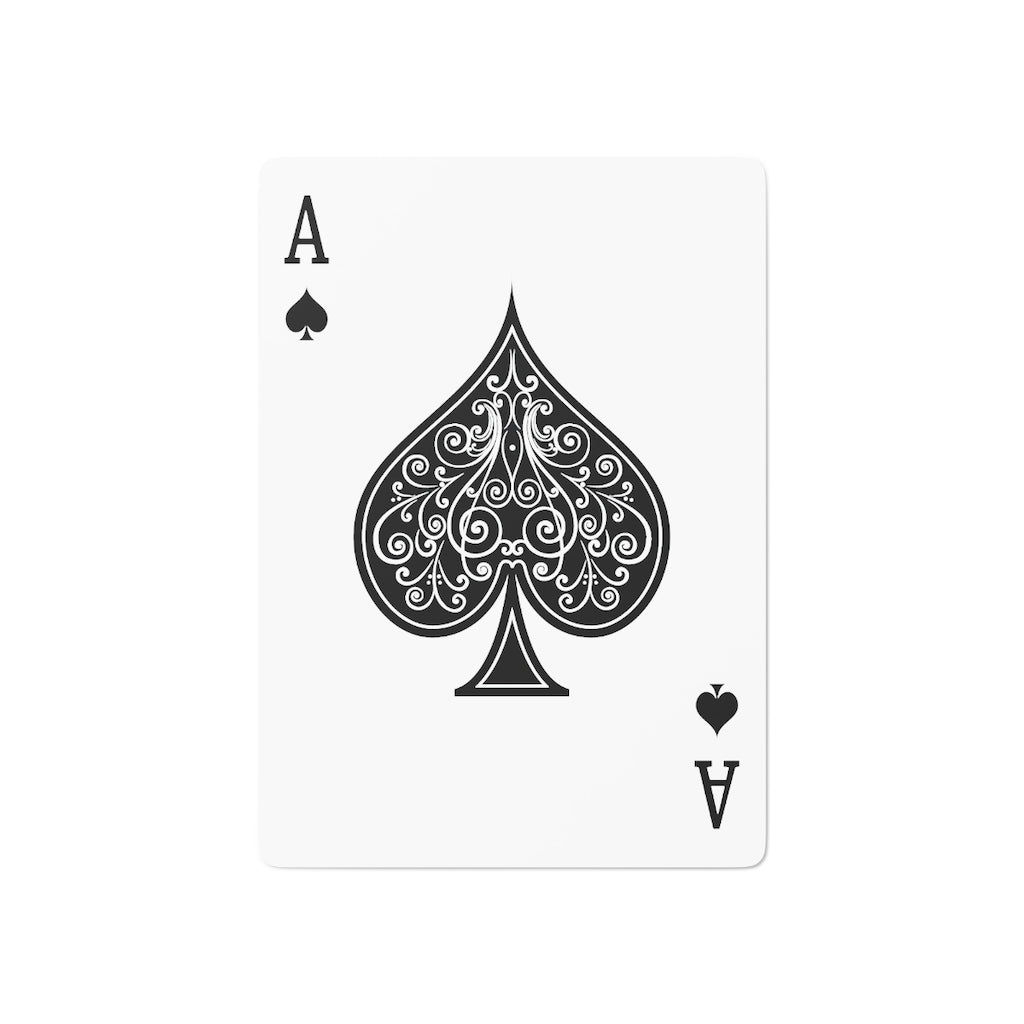CDEJ Brown Marble Custom Poker Cards