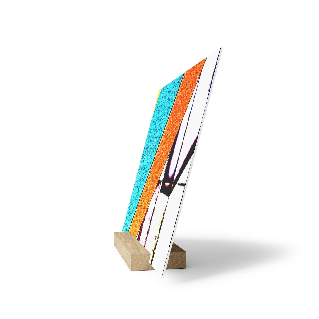 Abstract Gallery Board with Stand