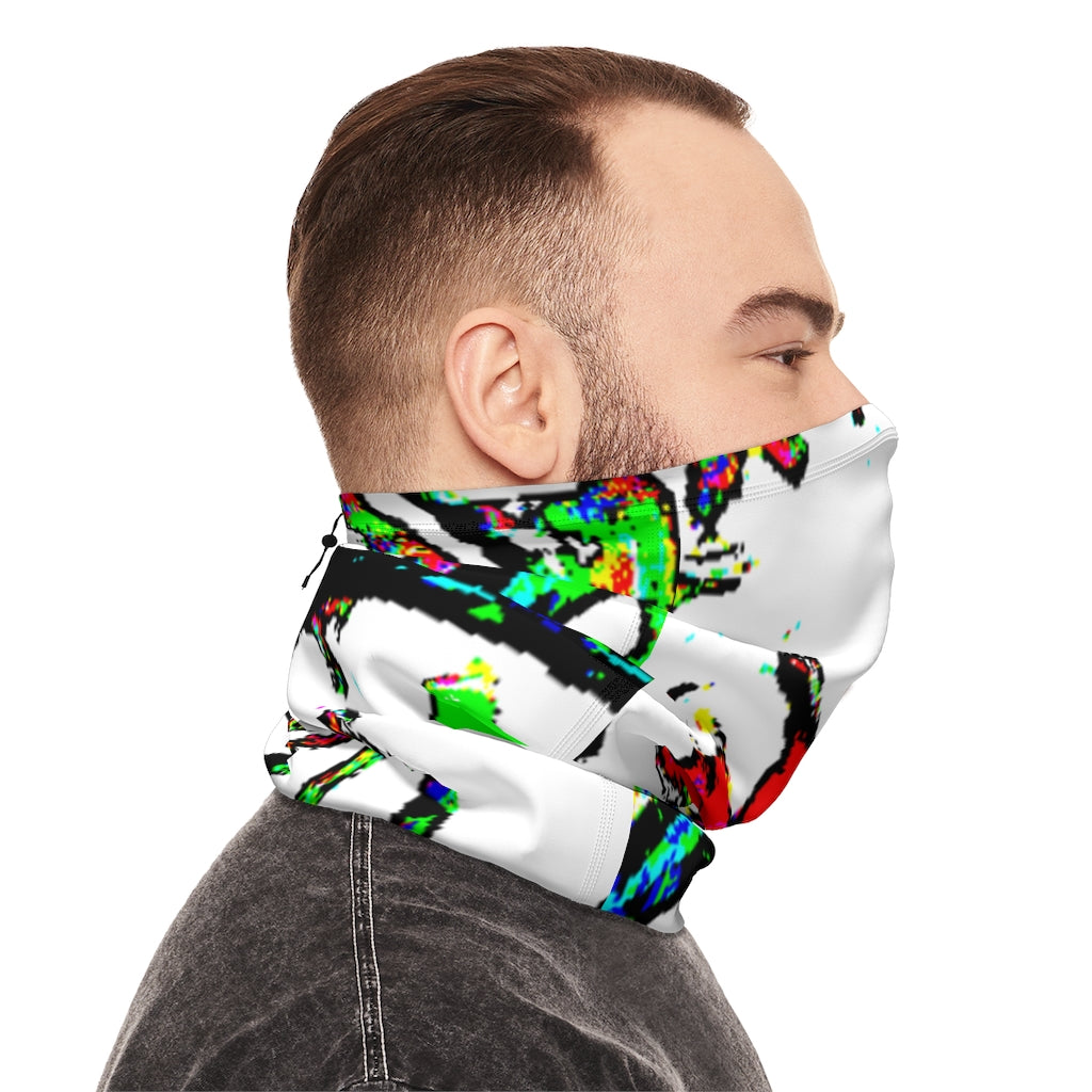 Painted Money Winter Neck Gaiter With Drawstring