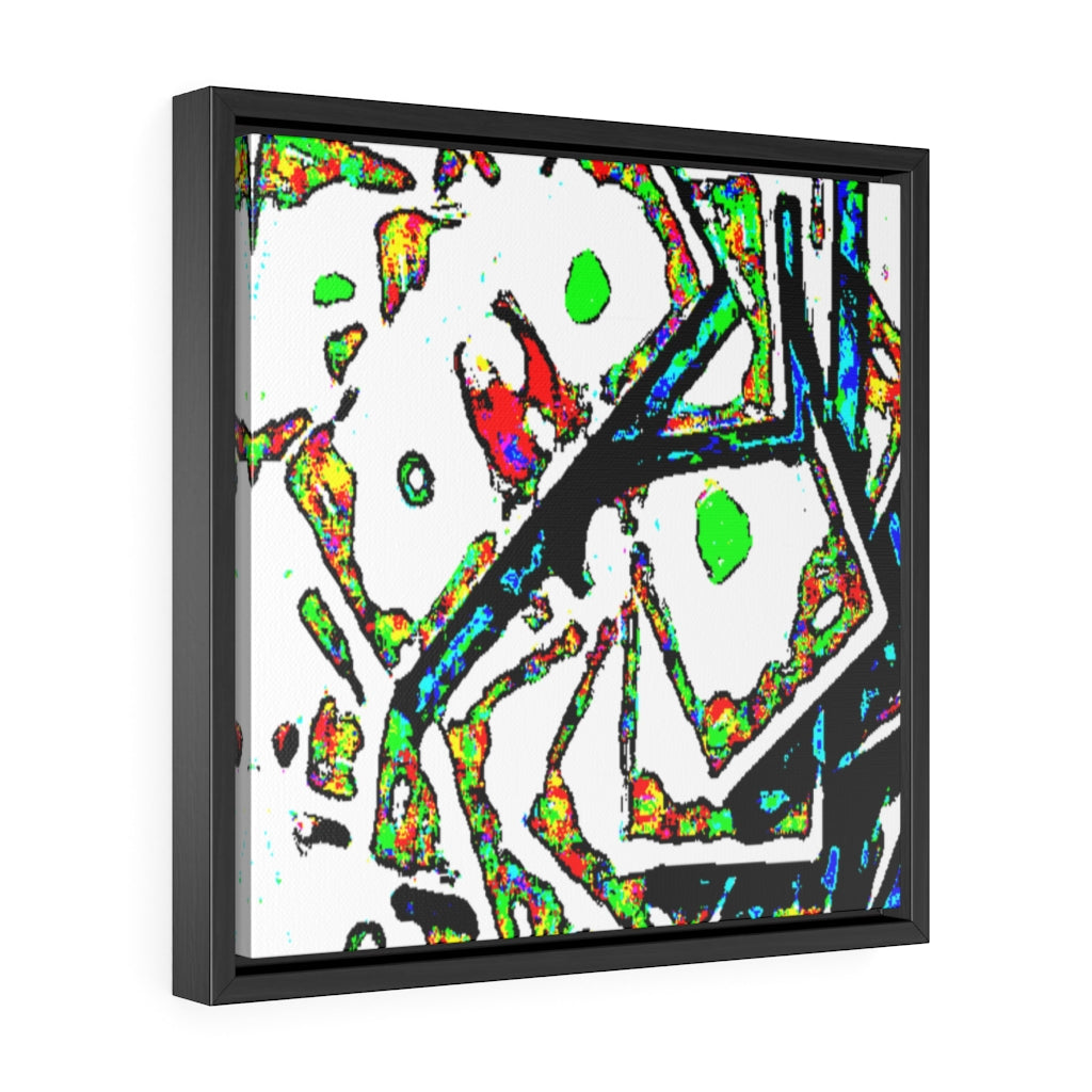 Painted Money Gallery Canvas Wraps, Square Frame