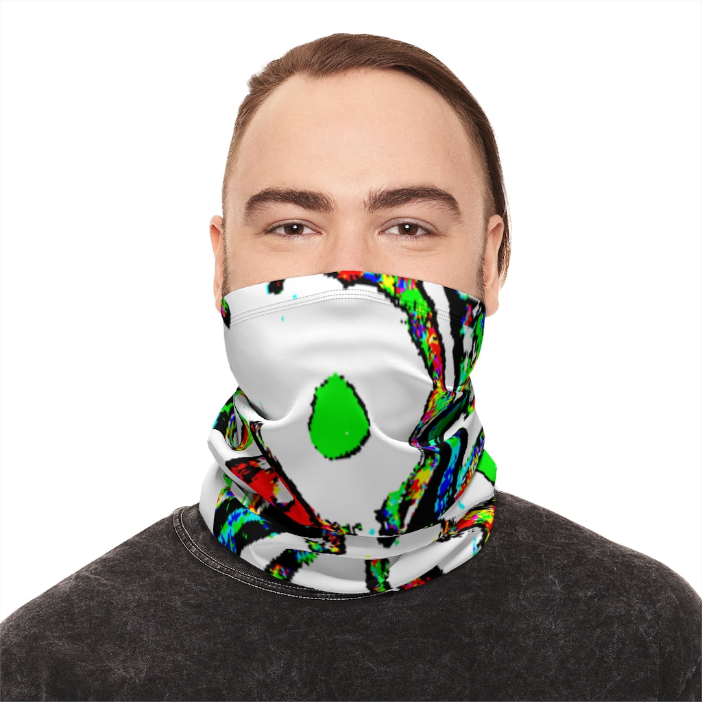 Painted Money Winter Neck Gaiter With Drawstring