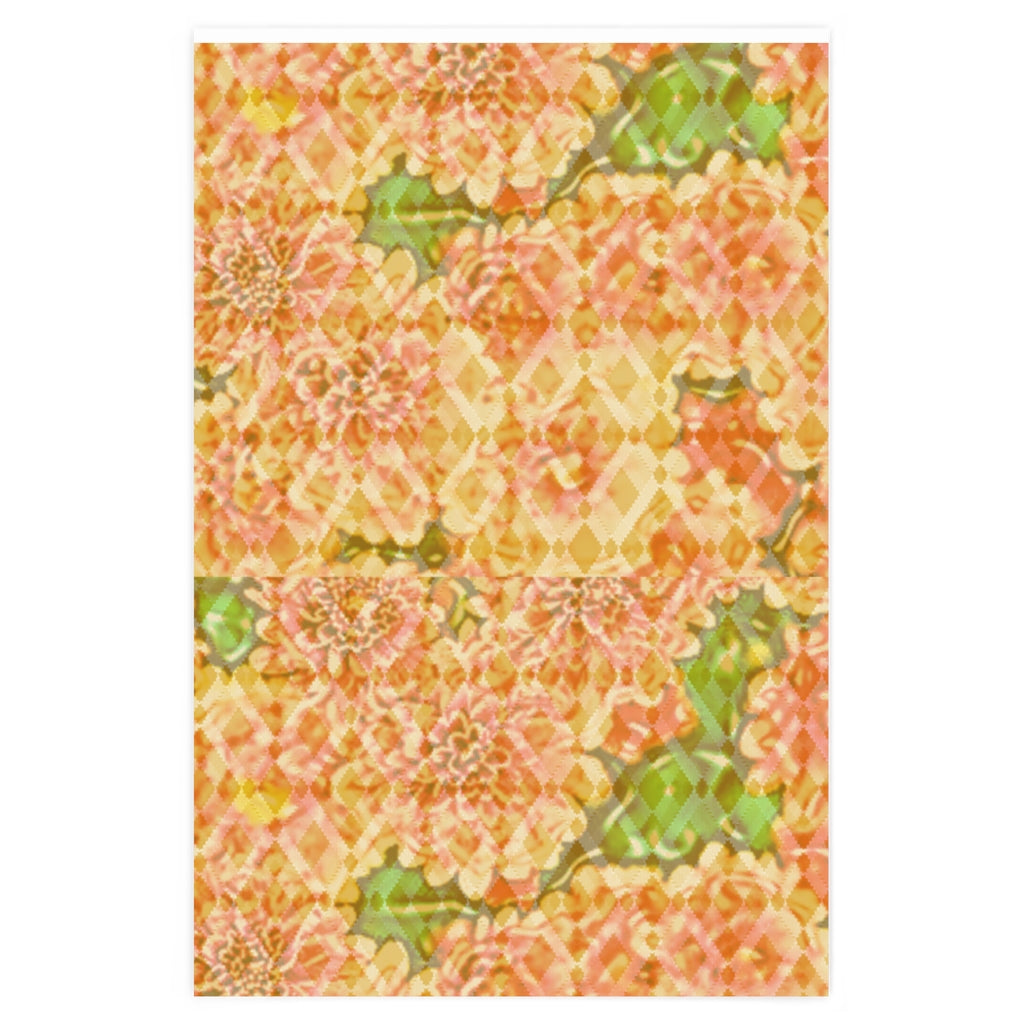 Faded Floral Wrapping Paper