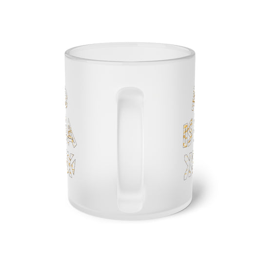 Graphic Vodka Frosted Glass Mug