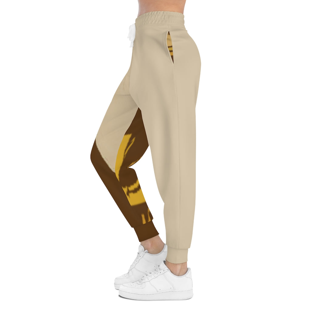 Brown Athletic Joggers (AOP)