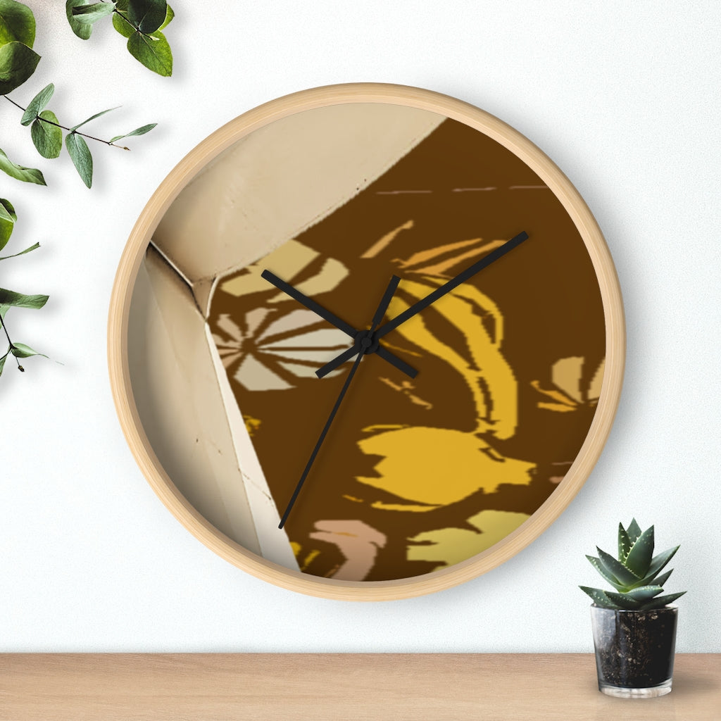 Brown Wall clock