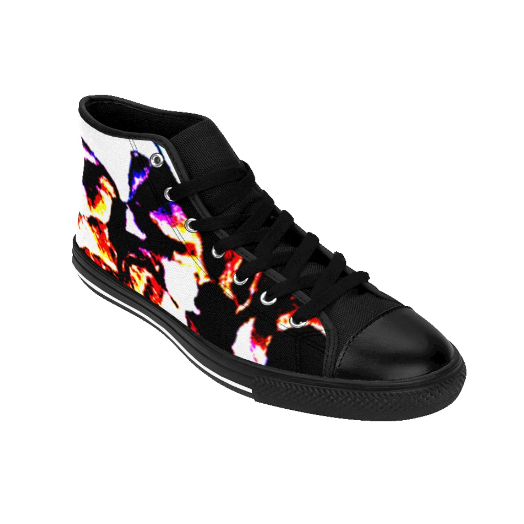 Floral Women's High-top Sneakers