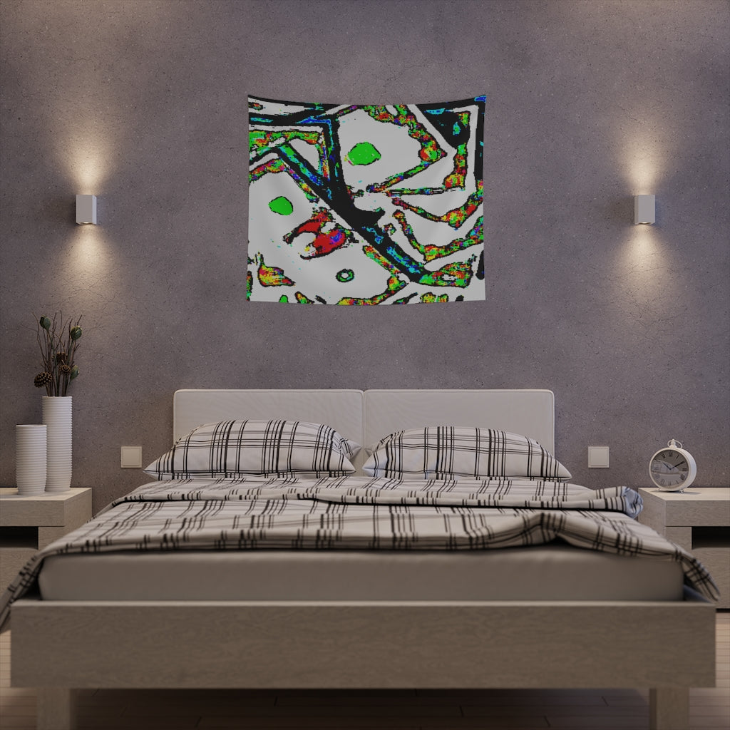 Painted Money Printed Wall Tapestry