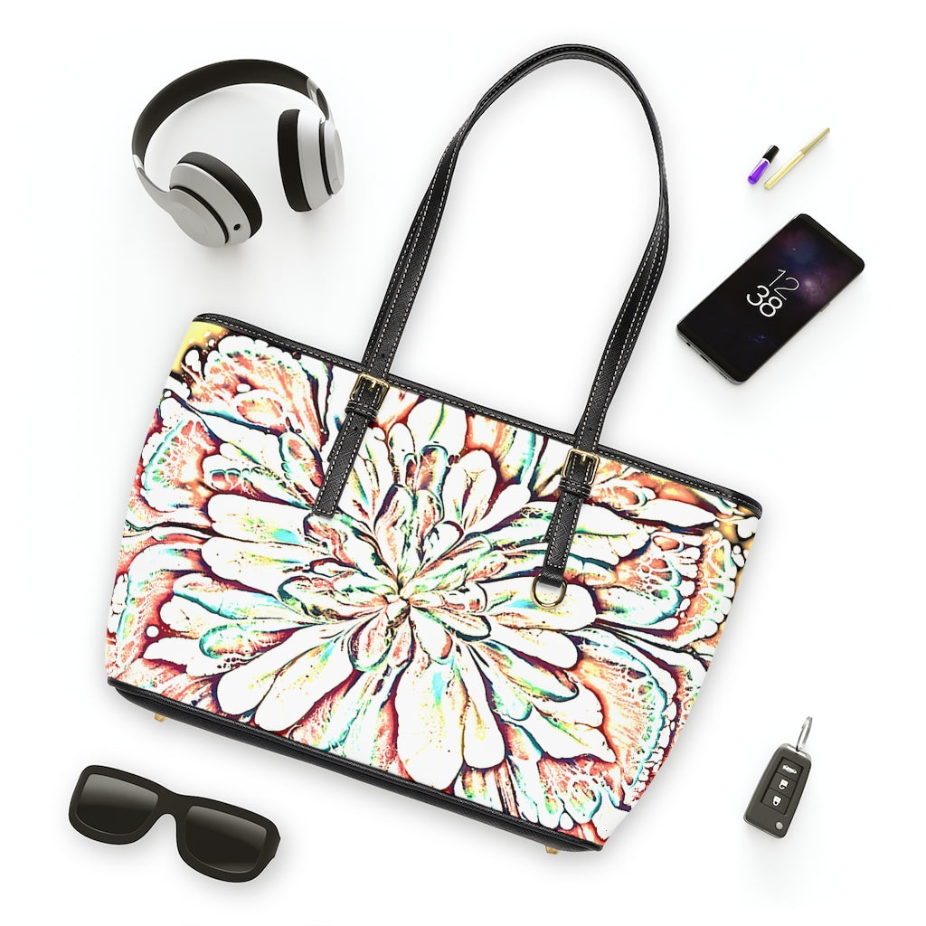 Psycho Print PU Leather Shoulder Bag