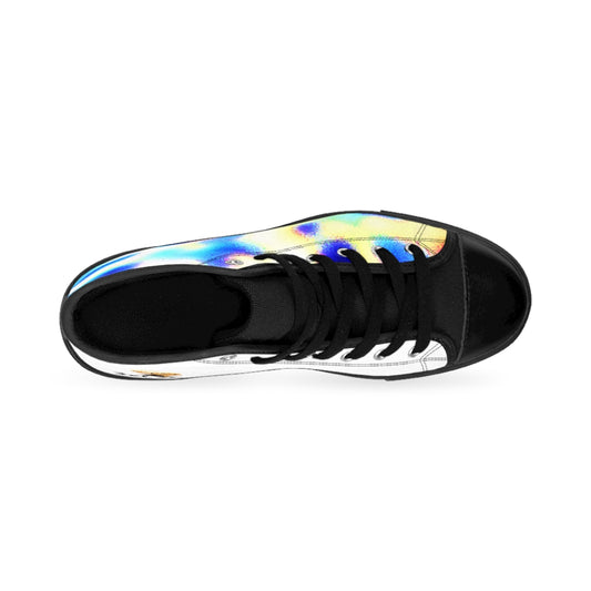 Colorful Men's High-top Sneakers