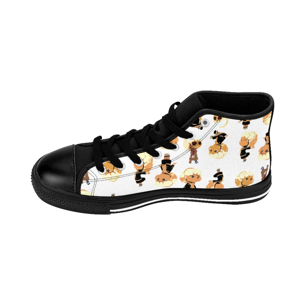 Branded Men's High-top Sneakers