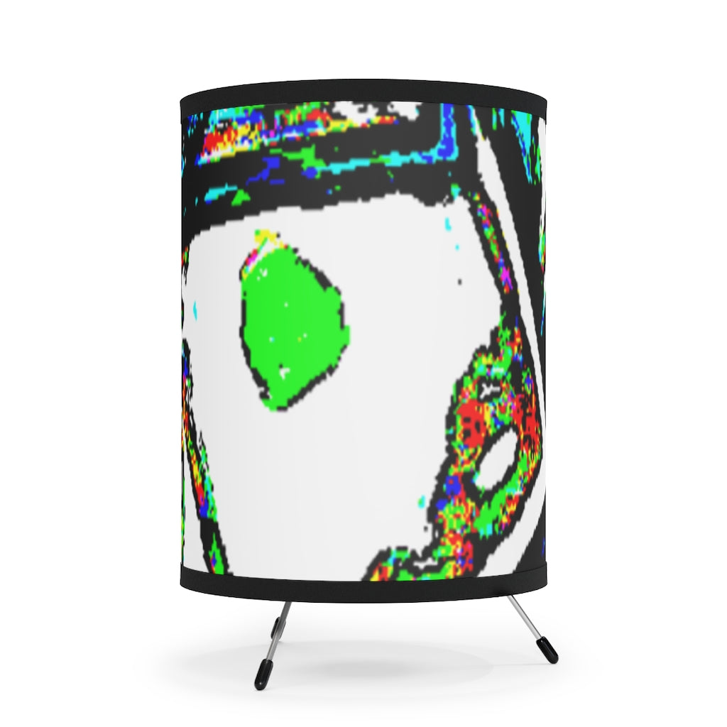 Painted Money Tripod Lamp with High-Res Printed Shade, US\CA plug