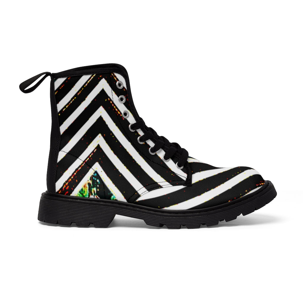 Branded Women's Canvas Boots