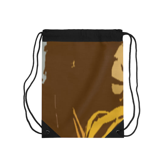 Brown Drawstring Bag