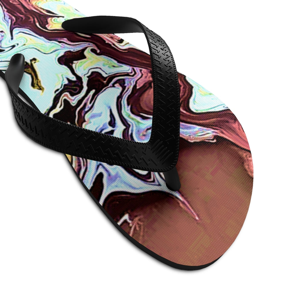 CDEJ Turquoise Unisex Flip-Flops