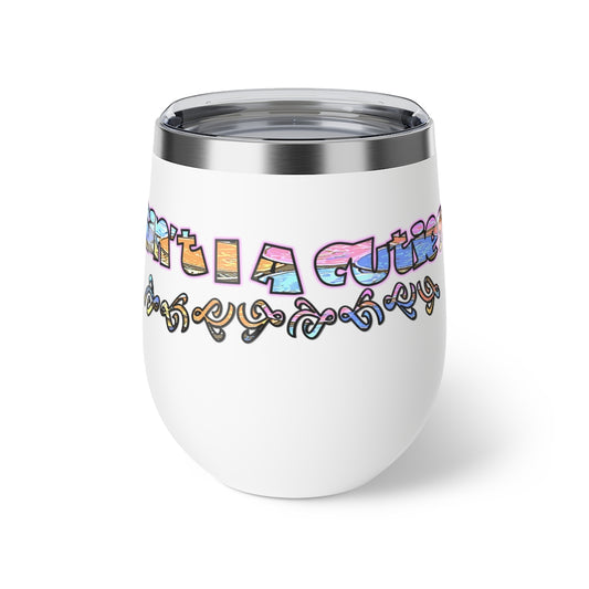 Graphic "Cutie" Copper Vacuum Insulated Cup, 12oz