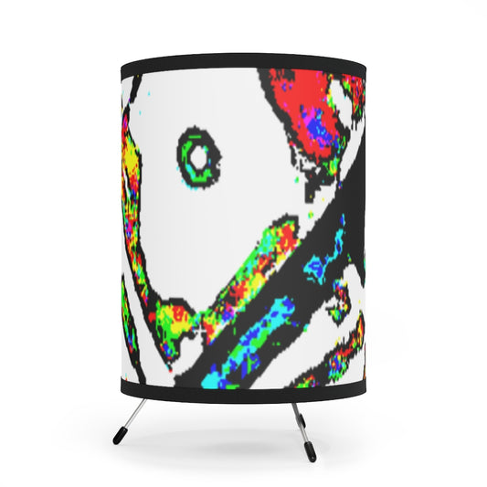 Painted Money Tripod Lamp with High-Res Printed Shade, US\CA plug