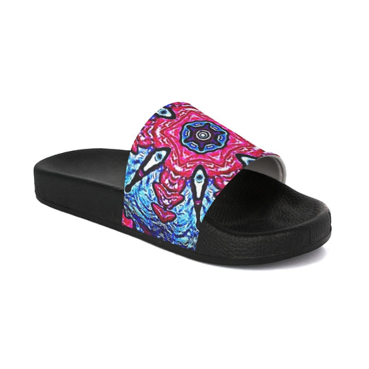 Multi-Colored Women's Slide Sandals
