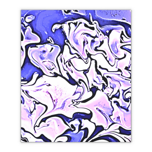 CDEJ Purple Marble Gift Wrapping Paper Sheets, 1pcs