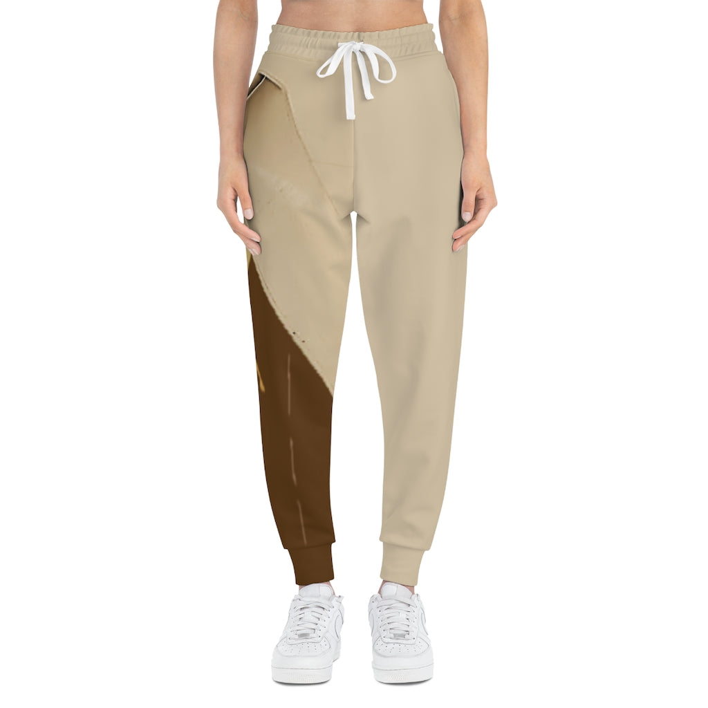 Brown Athletic Joggers (AOP)