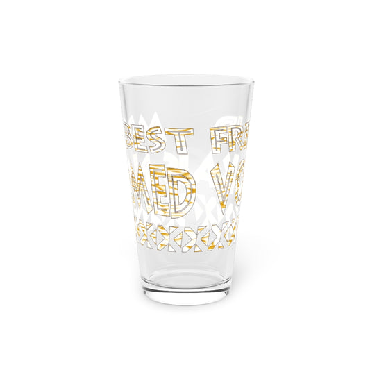 Graphic Vodka Pint Glass, 16oz