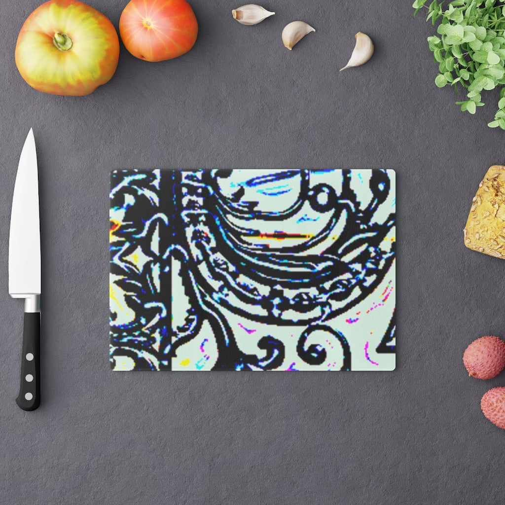 Faux Baroque Print Cutting Board