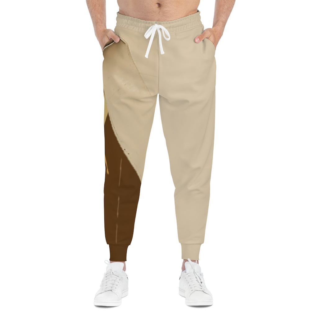 Brown Athletic Joggers (AOP)