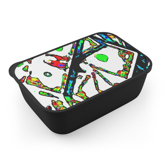 Painted Money PLA Bento Box with Band and Utensils